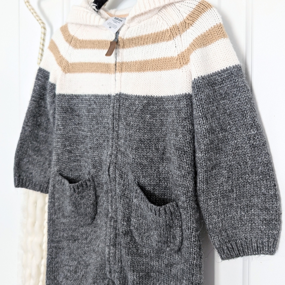 Carter's Sweater Hooded Jumpsuit, 18m - Picture 2 of 4